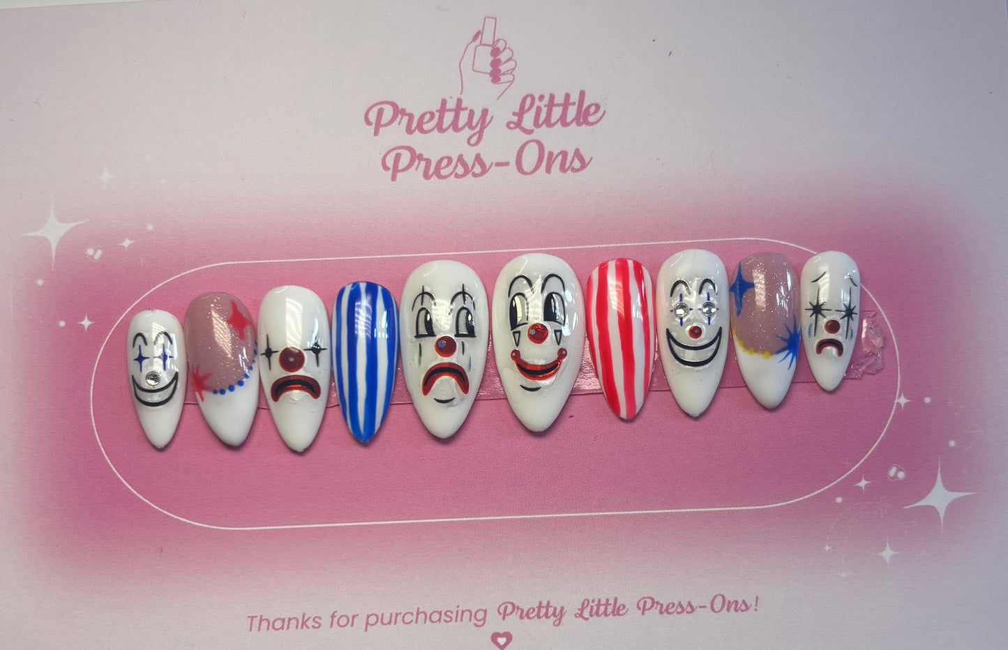 Clown Nails
