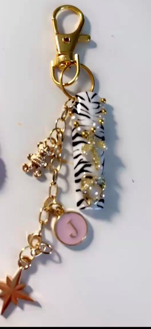 Zebra Keychain
